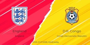 Soi kèo Anh vs CHDC Congo, 23h ngày 1/7 – World Cup 2026
